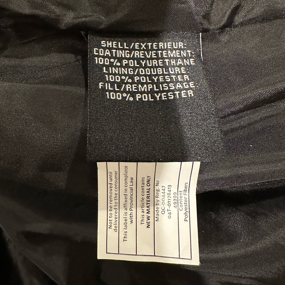BAGATELLE.NYC Oversize Faux Leather Puffer Jacket, black, size Small - Picture 8 of 13